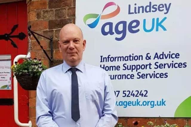 Andy Storer, the Chief Executive of Age UK Lindsey. EMN-180511-110730001