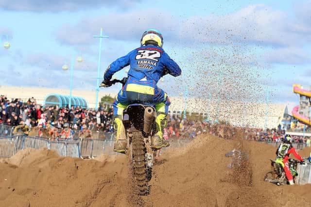 Miko Potisek on his way to 2017 Skegness victory.