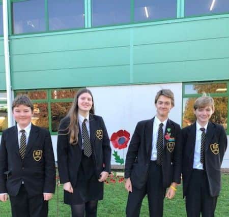 Milo Spencer, Emily Gulliford, Archie Billers and Sam Hunter.
