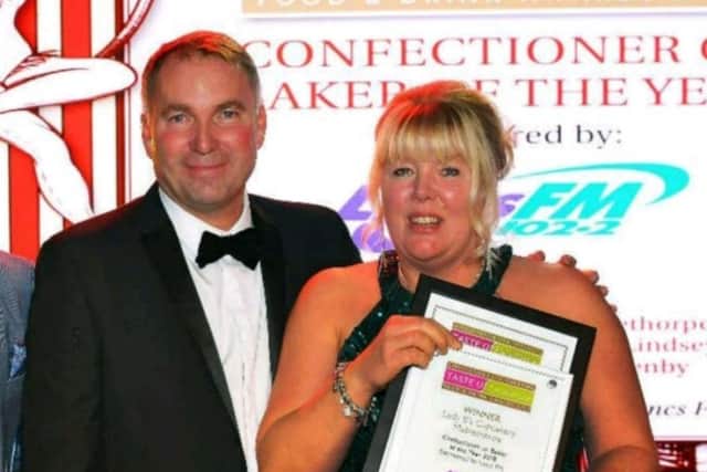 Owners of Lady Bs Cupcakery in Mablethorpe, Andy and June Brett are honoured to have won Confectioner/Baker of the Year for two years running at Lincolnshire Taste of Excellence Food and Drink Awards.
