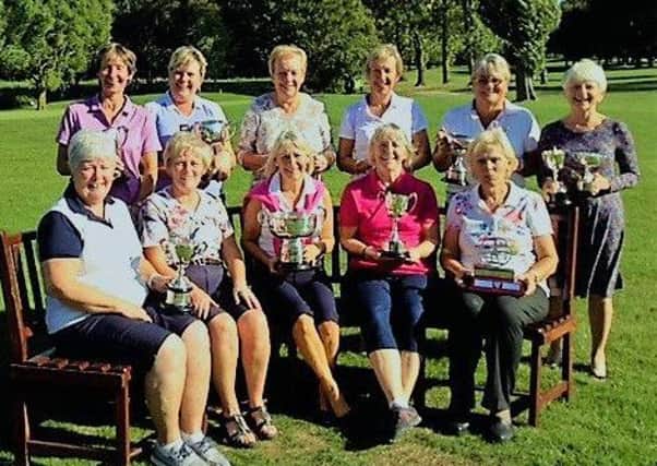 Ladies' Section prize winners.