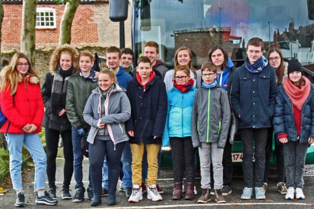 Sleaford hosted more than 60 visitors as part of the twinning project.