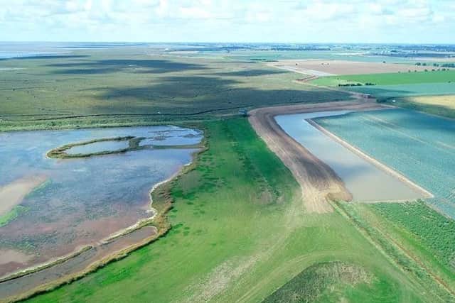 A section of the landscape at Wrangle where the work has been completed. Photo: Gary Naylor Photography