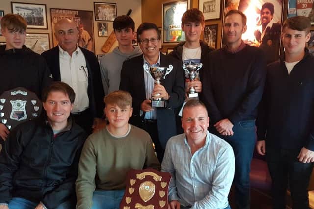Louth Taverners show off their array of team and individual trophies EMN-180811-111259002