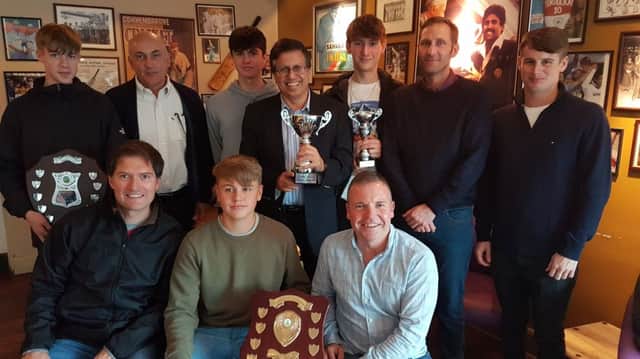 Louth Taverners show off their array of team and individual trophies EMN-180811-111259002