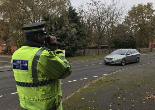 Horncastle Police conducted a community speedwatch in Hagworthingham.
