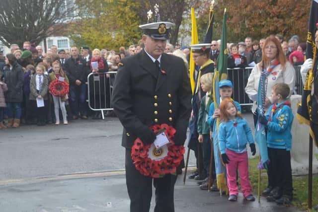 Remembrance Day 2018 in Skegness. Photo: Barry Robinson