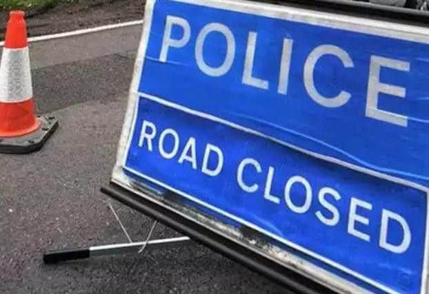 The road was closed for several hours