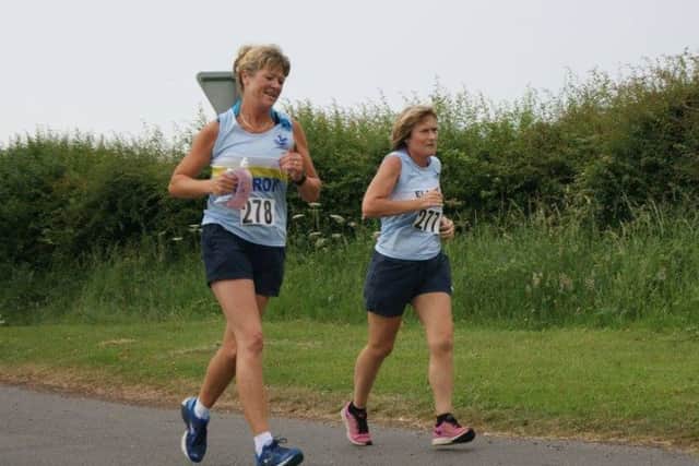 Sharon Margarson and Elaine Wilson finished in the top 80 in the latest Cleethorpes Parkrun EMN-181211-132049002
