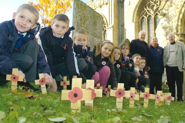 Remembrance commemorations in Kirton 10 years ago.