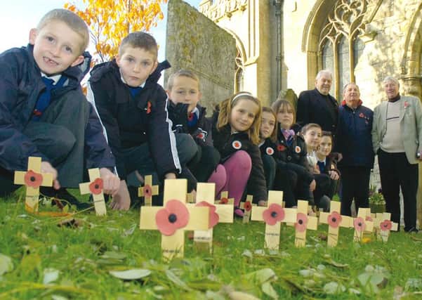 Remembrance commemorations in Kirton 10 years ago.