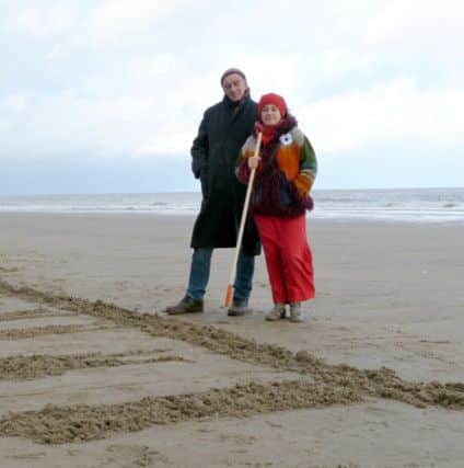 Joy Pitt and husband David who paid their own tribute to those who lost their lives in the Great War. EMN-181211-232635001