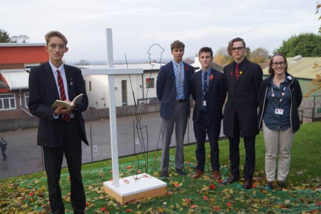 Some of the readers: from left,Toby Barnett, Oliver Sullivan, Henry Montgomery, Theo Holman and Jyothi Cross EMN-181113-115918001