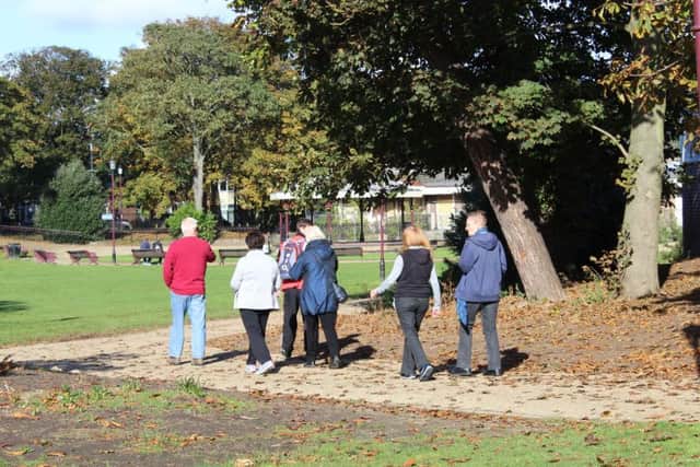 Participants on one of the free, guided Storehouse Walks. Images supplied.