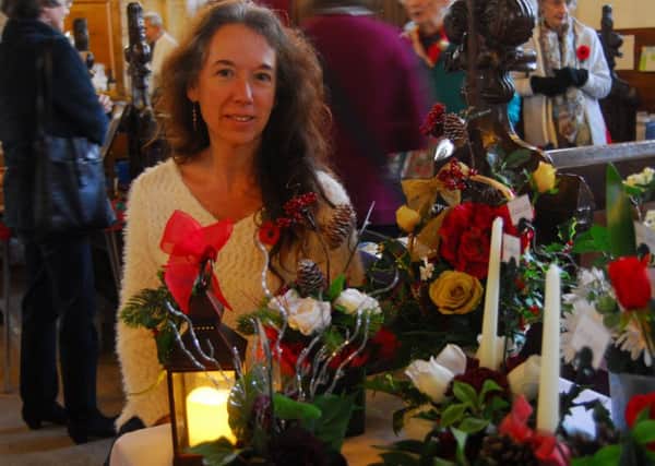 Sarah Clay, of Dorrington, at the Crafts by Candlelight event.