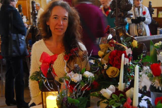 Sarah Clay, of Dorrington, at the Crafts by Candlelight event.
