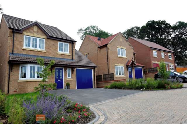 A typical Chestnut Homes street scene.
