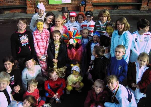 Children in Need at Sibsey Free School in 2008.