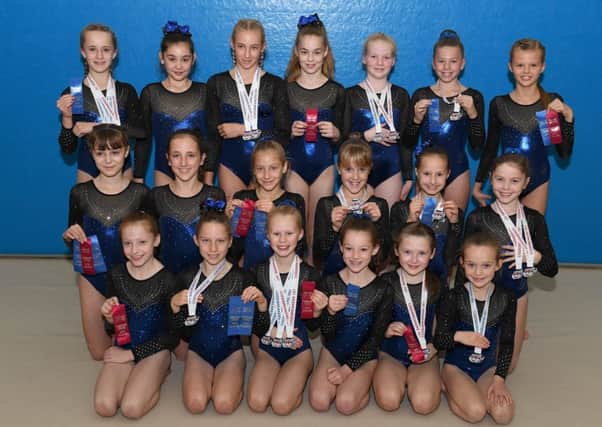 Sleaford Gymnastics Club Codebreakers competition medal winners. EMN-181116-111808002