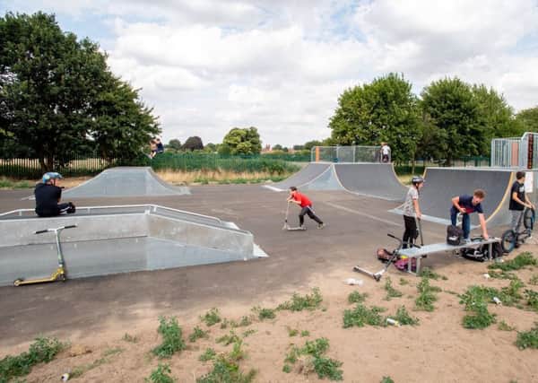 The skate park was a major project for the Town Council this year.