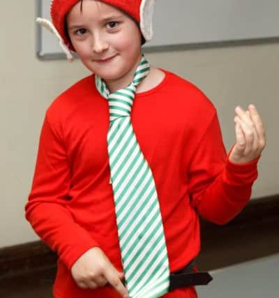 Blackfriars Theatre Academy student in rehearsals for Elf The Musical Jr.