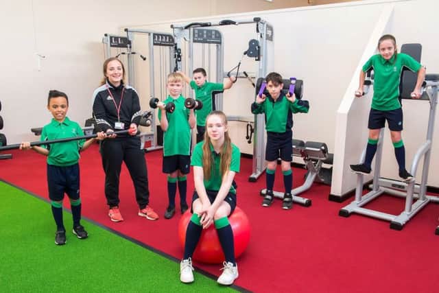Molly Fenwick (seated) with (l-r) Jordan Brown, Miss Harriet Wilson, Jack McSpadden, Ethan King, Ellis Harkness, Wiktoria Drzazga.
