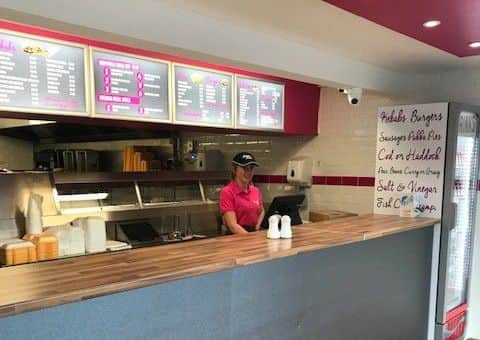 Open for business and already proving popular. The new Sunny's Plaice fish and chip shop in Metheringham. EMN-181119-120426001