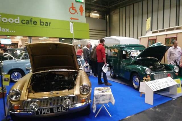 Boston Classic Car Club exhibited six vehicles in all at the Lancaster Classic Motor Show.