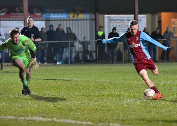 Scott Coupland struck twice for Town in their unlucky home defeat EMN-181120-092254002