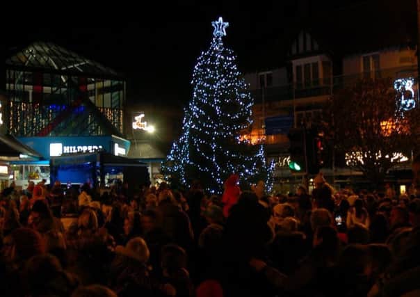 Crowds at a previous Christmas Lights switch on event in Skegness. EMN-181122-113903001