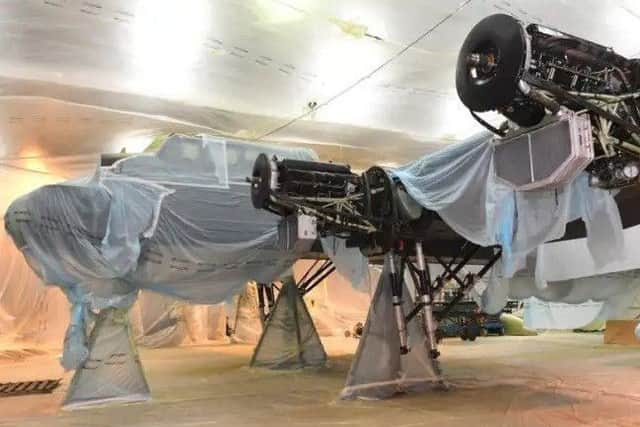 Images of Just Jane being restored last year. EMN-181120-143748001