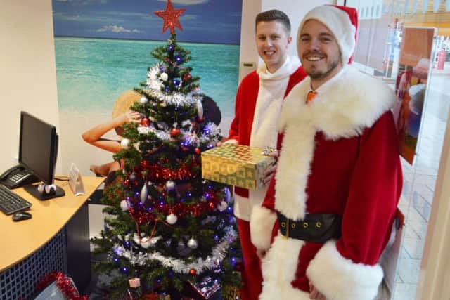 Aaron Hood (left) and Dan OHagan from Lincolnshire Co-op travel.
