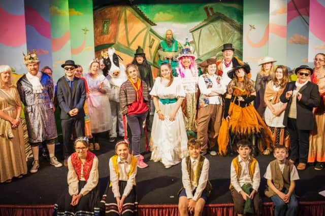 The cast of Sleaford Little Theatre present Jack and the Beanstalk at Sleaford Playhouse. EMN-181127-151138001