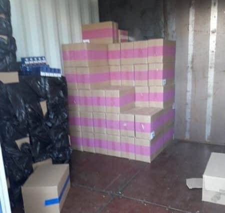 Some of the counterfeit and illegal goods seized. EMN-181121-144246001