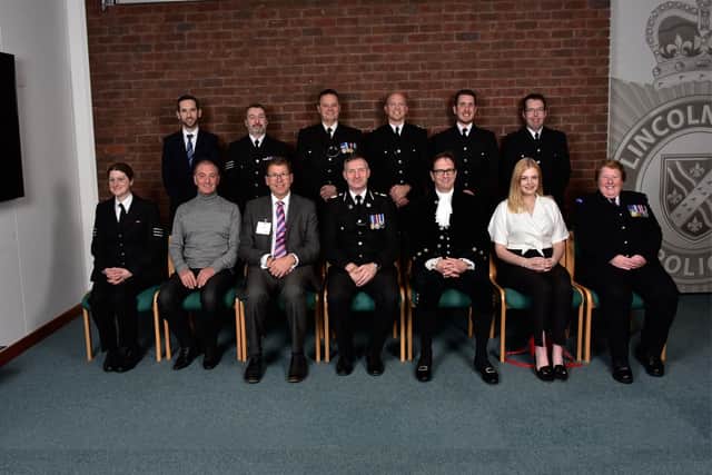 The presentation event by Lincs Police