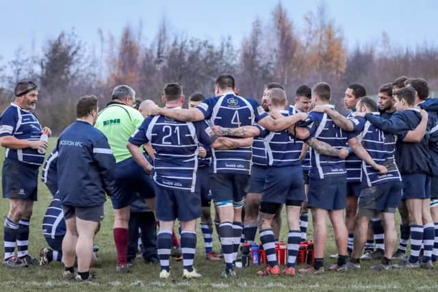 Boston Rugby Club v North Hykeham action. Photo: David Dales.