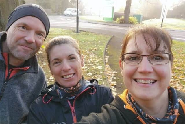 Guy Hatton, Emma Marshall-Telfer and Louise Darrington.