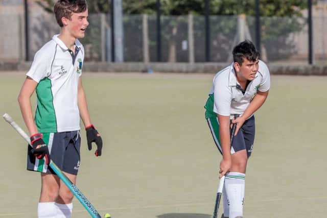 Max Greenfield (left) scored the opener for Louth Seconds, while Adaam Peera teed up the winner for Aidan Parker PICTURE: DAVID DALES EMN-181126-165431002