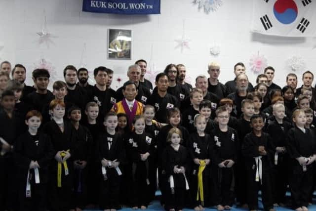 Kuk Sool Won Boston was visited by Kuk Sa Nym and his entourage.