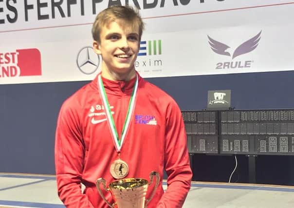 William Lonsdale finished in the top 20 and won a team bronze in Hungary EMN-181128-163612002
