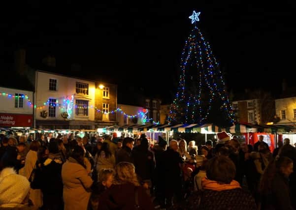 The Christmas tree will be standing proud in the market place for the 68th year