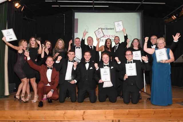 Celebrations at this year's Boston Business Awards.