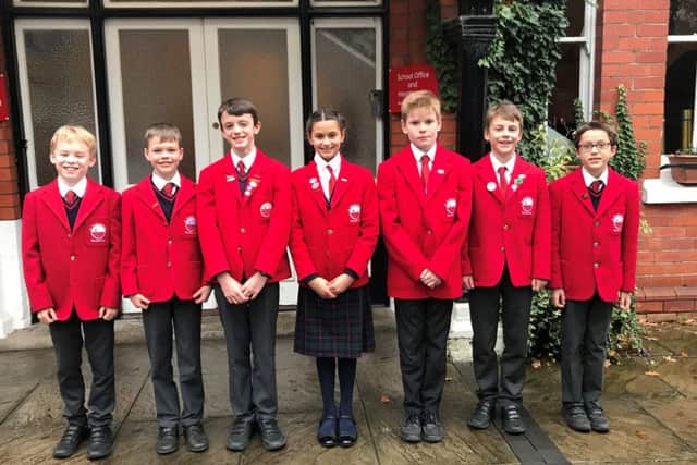 Pupils from St Hugh's School, in Woodhall Spa.