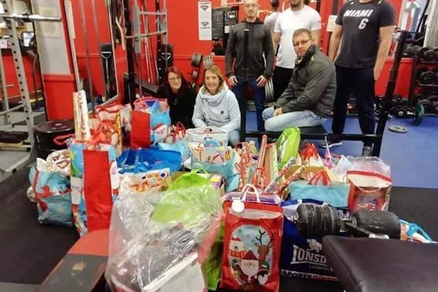 Bags of gifts have been delivered to the Derbyshire Children's Home in Skegness thanks to the generosity of friends of the Gaf Gym in Skegness. ANL-180512-143825001