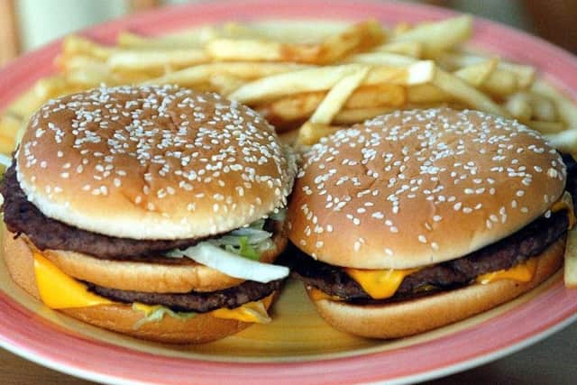 Swap a burger for a healthier alternative. Picture: PA Wire