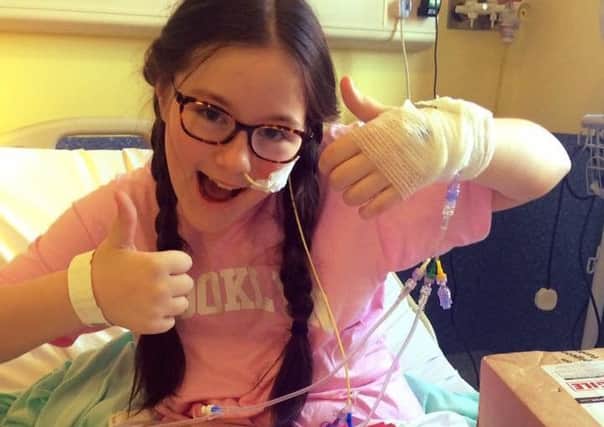 Keira Beeson, happy to receive well-wishers' Christmas cards in hospital. EMN-181218-104227001