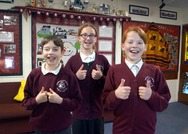 Pupils celebrate success at Binbrook CofE Primary School. EMN-181219-164558001