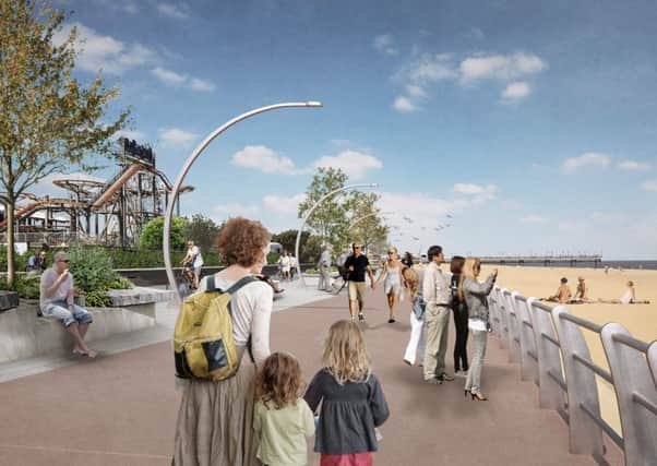 Artists' impression of what the Foreshore will look like  after the improvements. ANL-181220-090913001