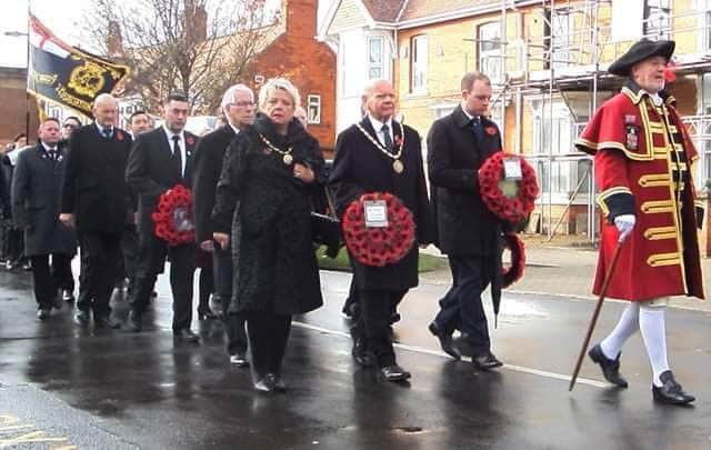 Mayor of Skegness Coun Sid Dennis was overwhelmed with the community support shown for the Remembrance Day Parade ANL-181220-190141001