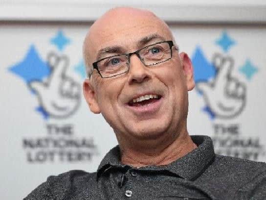 Lottery winner Andrew Clark